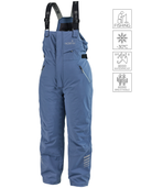 Women Winter Bib and Brace – Norfin Nordic Earth Blue
