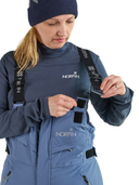 Women Winter Bib and Brace – Norfin Nordic Earth Blue