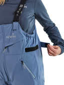 Women Winter Bib and Brace – Norfin Nordic Earth Blue