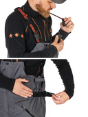 Multi Season Bibs and Brace – Norfin Verity Pro Gray